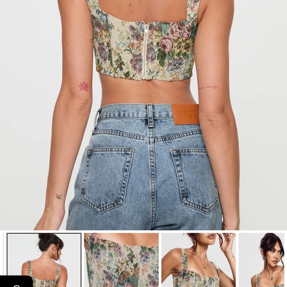 Tender Heart Corset Top Princess Polly NWT - Picture 2 of 6